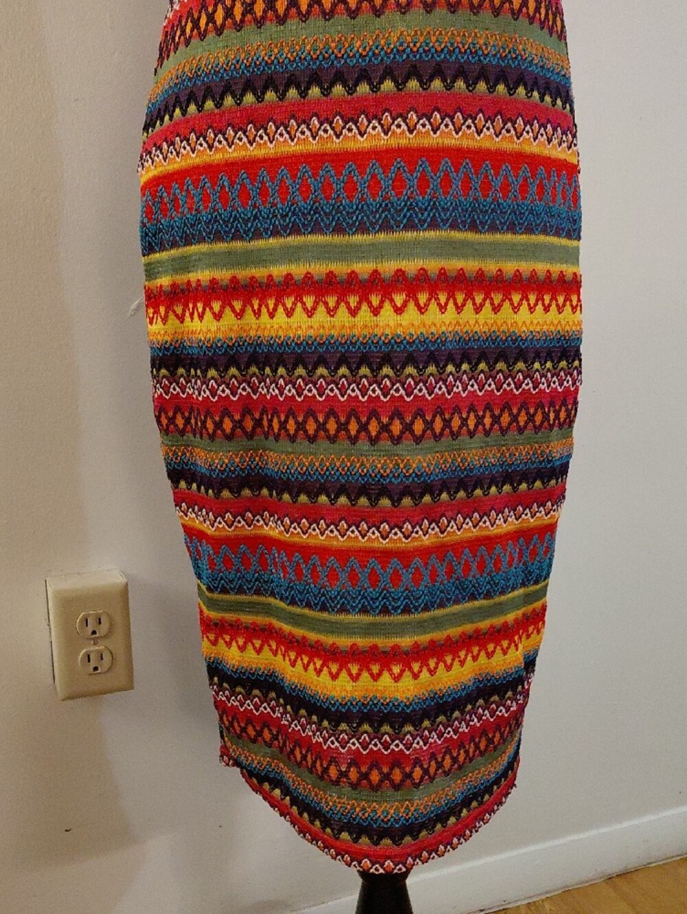Multicolor Striped Knit Tank Dress - Picture 3 of 7